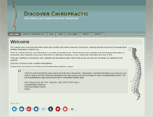 Tablet Screenshot of discoverchiropractic.co.uk